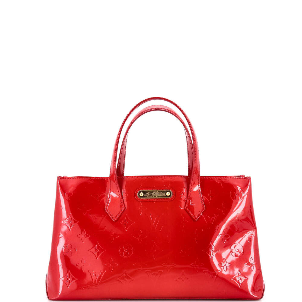 Louis Vuitton PM Wilshire Handbag Monogram Vernis